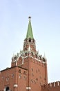 Troitskaya Tower of the Moscow Kremlin Royalty Free Stock Photo