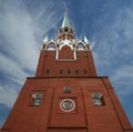 Troitskaya Tower, Moscow Kremlin, Russia Royalty Free Stock Photo