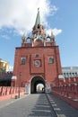 Troitskaya Tower Moscow Kremlin Royalty Free Stock Photo