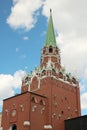 The Troitskaya Tower, The Moscow Kremlin, Russia Royalty Free Stock Photo