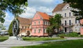 Trinity suburb in Mink. Belarus. Trinity Mountain is located in the north-eastern part of the historic center on the left bank of