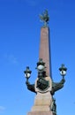 Troitsky bridge in Saint-Petersburg, Russia Royalty Free Stock Photo