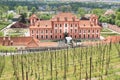 Troja Castle with wineyard Royalty Free Stock Photo