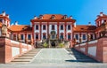 Troja Palace entrance, Prague Royalty Free Stock Photo