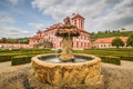 Troja Palace and Garden in Summer in Prague, Czech Republic Royalty Free Stock Photo