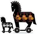 Trojan Horse Royalty Free Stock Photo