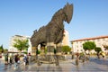 The Trojan Horse Statue at the waterfront of Canakkale city