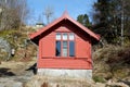 Edvard Grieg`s composer cabin Royalty Free Stock Photo