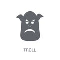 Troll icon. Trendy Troll logo concept on white background from F