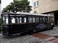 Trolley in the Beautiful city of Savannah in Georgia USA