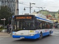 Trolley bus in Gdynia, Poland Royalty Free Stock Photo