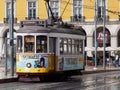 Trolley Car In Lisbon Portugal