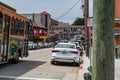 The trolley on Cannery row