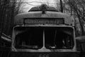 Trolley graveyard zombieville Royalty Free Stock Photo