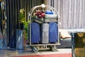 Hotel baggage cart Royalty Free Stock Photo