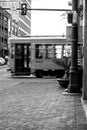 Trolley on the Move Pan shot