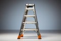 Trolley Step Ladders on white background