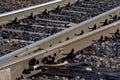 Trolley track Royalty Free Stock Photo