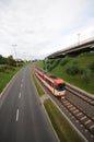 Trolley on track