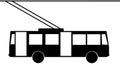 Trolleybus icon Royalty Free Stock Photo