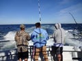 Trolling for Tuna off Ocean City Maryland Royalty Free Stock Photo