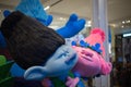 Trolls display inside the Macy's store in Manhattan