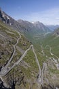 Trollstigen Royalty Free Stock Photo