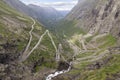 Trollstigen road in Norway Royalty Free Stock Photo