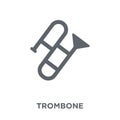 Trombone icon from Music collection.