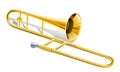 Trombone musical instrument Royalty Free Stock Photo