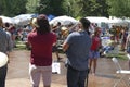 Trombone players entertain the crowd