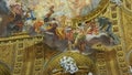 Trompe l'oeil mural, Rome, Italy Royalty Free Stock Photo