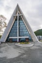 Tromsdalen Church or the Arctic Cathedral in Tromso, Norway Royalty Free Stock Photo