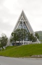 Tromso Arctic Cathedral Church Royalty Free Stock Photo