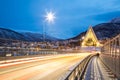 Tromso Arctic Cathedral Norway Royalty Free Stock Photo