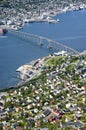 Tromso bridge Royalty Free Stock Photo