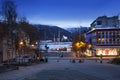 Tromso cityscape in Northern Norway. Royalty Free Stock Photo