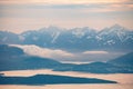 Tromso cityscape, Norway beautiful view Royalty Free Stock Photo