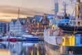 Tromso harbour at Winter, Norway Royalty Free Stock Photo