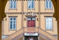 The Radstua Teaterhus and the Sivertsen`s cafe in the centre of Tromso, Norway