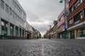 Tromso, Norway. Main street. Royalty Free Stock Photo