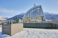 Museum and Monument of Helmer Hanssen in Tromso Royalty Free Stock Photo