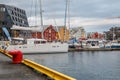 Tromso, Norway. Troms port. Royalty Free Stock Photo