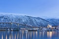 Tromso at Polar Night, Norway, Tromso At Winter Time,  Norway Royalty Free Stock Photo