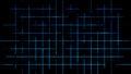 Tron Blue Artificial Grid Background Backdrop.