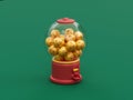 Tron Crypto Gumball Machine Arcade Candy Bubble Gum 3D Illustration