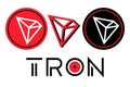 Tron vector logo text icon author's development