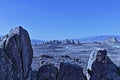 Trona Pinnacles Sci Fi location California Desert Royalty Free Stock Photo