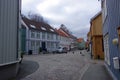 Random Street in Trondheim, Norway Royalty Free Stock Photo