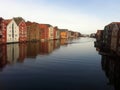 Trondheim river dockhouses